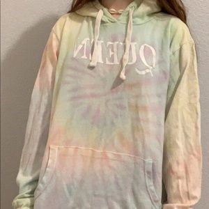 Tie-dye QUEEN hoodie